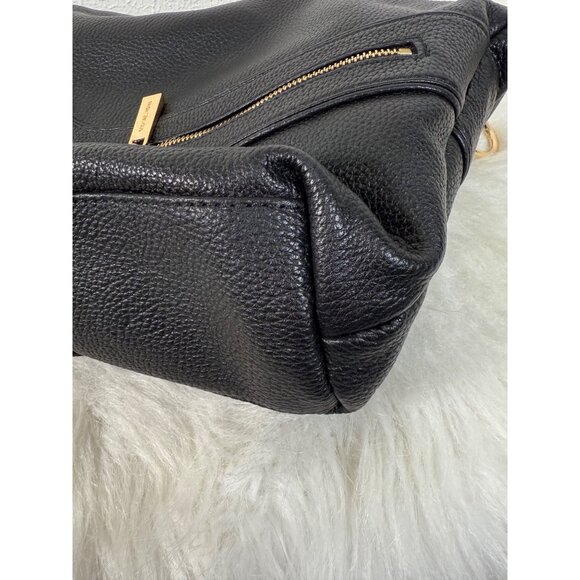 MICHAEL Kors Satchel Bag Black Leather Jamesport Two Way Adjustable Strap hobos - Picture 14 of 16